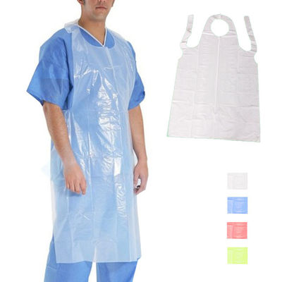 Tabliers médicaux jetables, tabliers en plastique épais de vêtements de protection