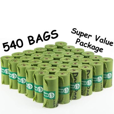 Poursuivez les sacs de dunette sac compostable de dunette de déchets de chien de produits dans animal familier multiple de parfums et de tailles