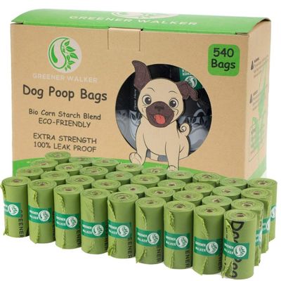Extra profondément produits forts d'animal familier de preuve de fuite de 100% 2020 sacs biodégradables de déchets de chien de sac de dunette