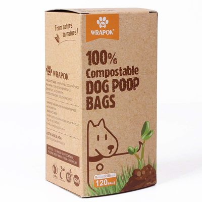 Produits d'animal familier de chien d'approvisionnement d'animal familier 2020 sacs de rebut de dunette avec 2 agrafes et distributeurs de laisse