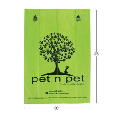 Sacs biodégradables de dunette de chien d'Unscented, sacs compostables de dunette de chien avec des poignées
