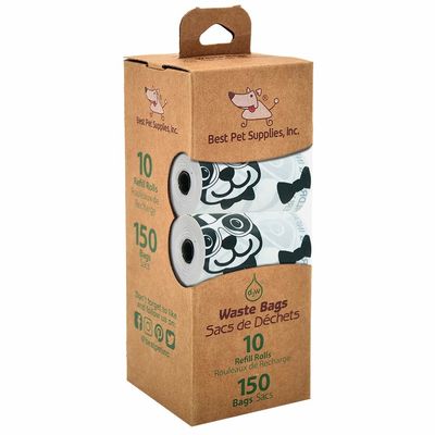 Les déchets compostables de chien de sacs de dunette de la coutume 100% d'animal familier mettent en sac