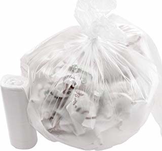De 4 gallons de poubelle petits Coreless sacs de déchets en plastique clairs étanches des revêtements 100Pk parfaits pour la cuisine de corbeilles à papiers de salle de bains