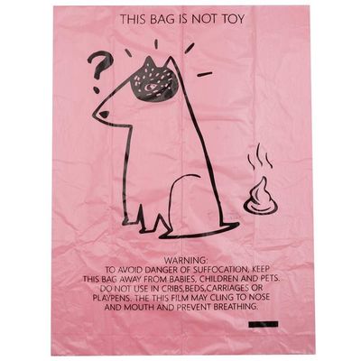 Le logo fait sur commande biodégradable de PE de fabricant a imprimé des sacs de déchets d'animal familier de sac de dunette de chien