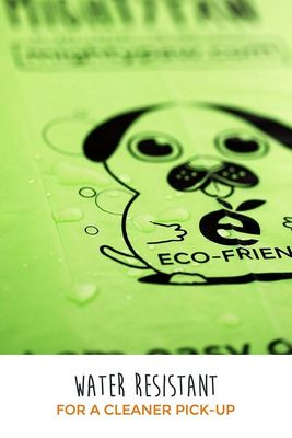 Les déchets écologiques de chienchien d'ANIMAL FAMILIER mettent en sac le support imprimé compostable de sac de dunette du sac 100% de poo