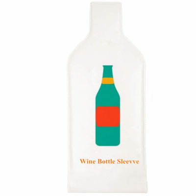 Sacs de vin d'enveloppe de bulle de preuve de fuite, protecteur réutilisable de bouteille de vin