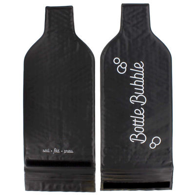 Sacs imperméables de vin d'enveloppe de bulle, protecteur réutilisable fait sur commande de bouteille de vin
