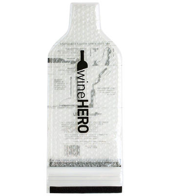 Sacs imperméables de vin d'enveloppe de bulle, protecteur réutilisable fait sur commande de bouteille de vin