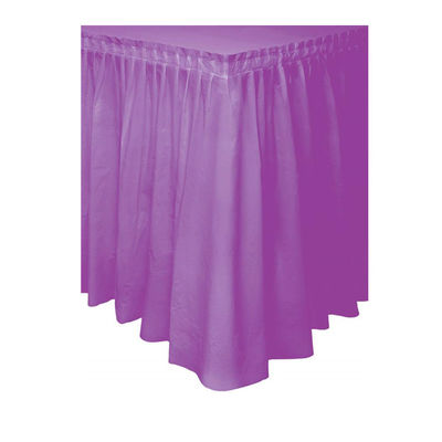 Jupe en plastique de Tableau de partie de couleur d'hortensia de rectangle de jupe de Tableau de KINSHUN