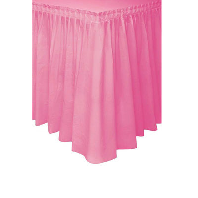 Jupe en plastique de Tableau de partie de couleur d'hortensia de rectangle de jupe de Tableau de KINSHUN
