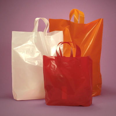 Sacs à provisions réutilisables de logo fait sur commande de couleur solide, sacs de transporteur compostables de magasin