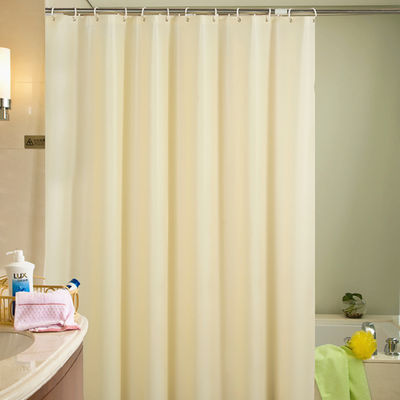 Couleur solide recyclable de rideau en douche de PEVA pour la maison d'hôtes/hôtel