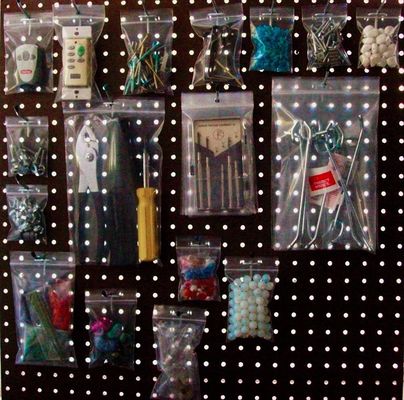 Petits sacs zip-lock en plastique transparents pour la personnalisation de stockage de bijoux acceptable
