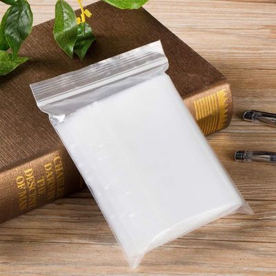 Sac/plastique d'emballage de pe de /reseal de petit de LDPE de fermeture éclair de serrure poly sac clair de fermeture éclair le poly reclose le sac de tirette