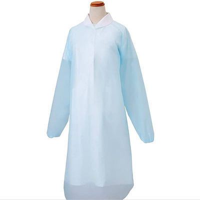 Tablier protecteur jetable en plastique imperméable de robe d'isolement de CPE