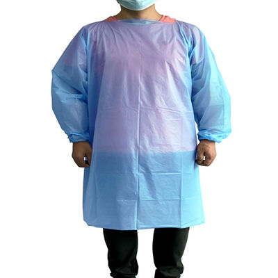 Robe jetable protectrice d'isolement de CPE d'hôpital avec de longues douilles