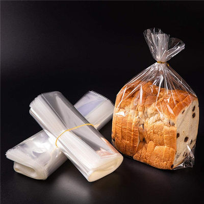 Le pain de pain des liens de torsion 1mil met en sac sacs de boulangerie d'espace libre de LDPE de poly