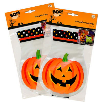 Le festin de conditionnement en plastique de monstres de Halloween met en sac pour l'emballage de biscuit/biscuit