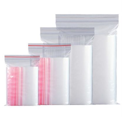 Sacs zip-lock imperméables rescellables, sacs en plastique réutilisables de Ziploc