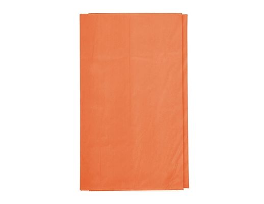 Orange - la couverture en plastique jetable de Tableau imperméabilisent 54 x 108&quot; nappe de place pour les Tableaux carrés