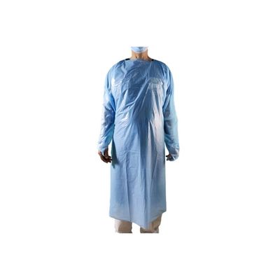 CPE Material Non Sterile Isolation Gown Waterproof Disposable Gown