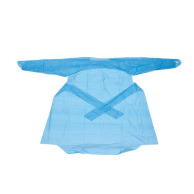 L'habillement matériel qui respecte l'environnement de CPE a fait la robe en plastique jetable d'isolement