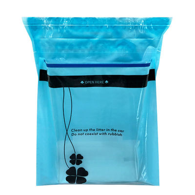 Les déchets biodégradables gravants en refief d'épaisseur de 0.05mm mettent en sac CMYK 45 gallons